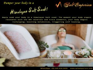 Pamper your body in a Himalayan Salt Soak