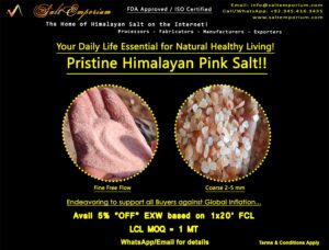 Pristine Himalayan Pink Salt